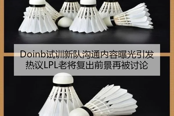 Doinb试训新队沟通内容曝光引发热议LPL老将复出前景再被讨论（kaiyun.comapp）